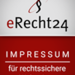 E-recht24 Siegel Impressum rot_a